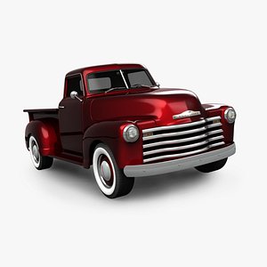3D chevrolet truck model
