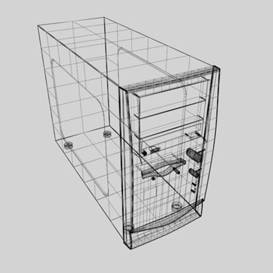 Atx Computer Case 3d Max