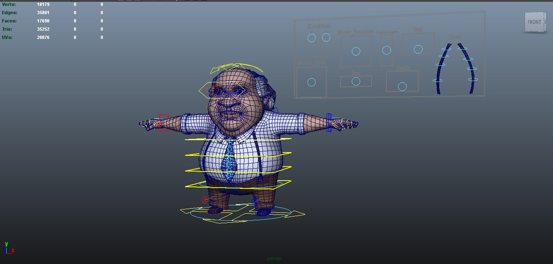 Modeled Employer 3d Model