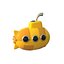 cartoon yellow submarine 3d obj