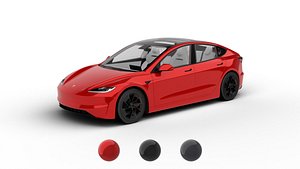 Tesla Model 3 Perfomance 2025 3d model 3D