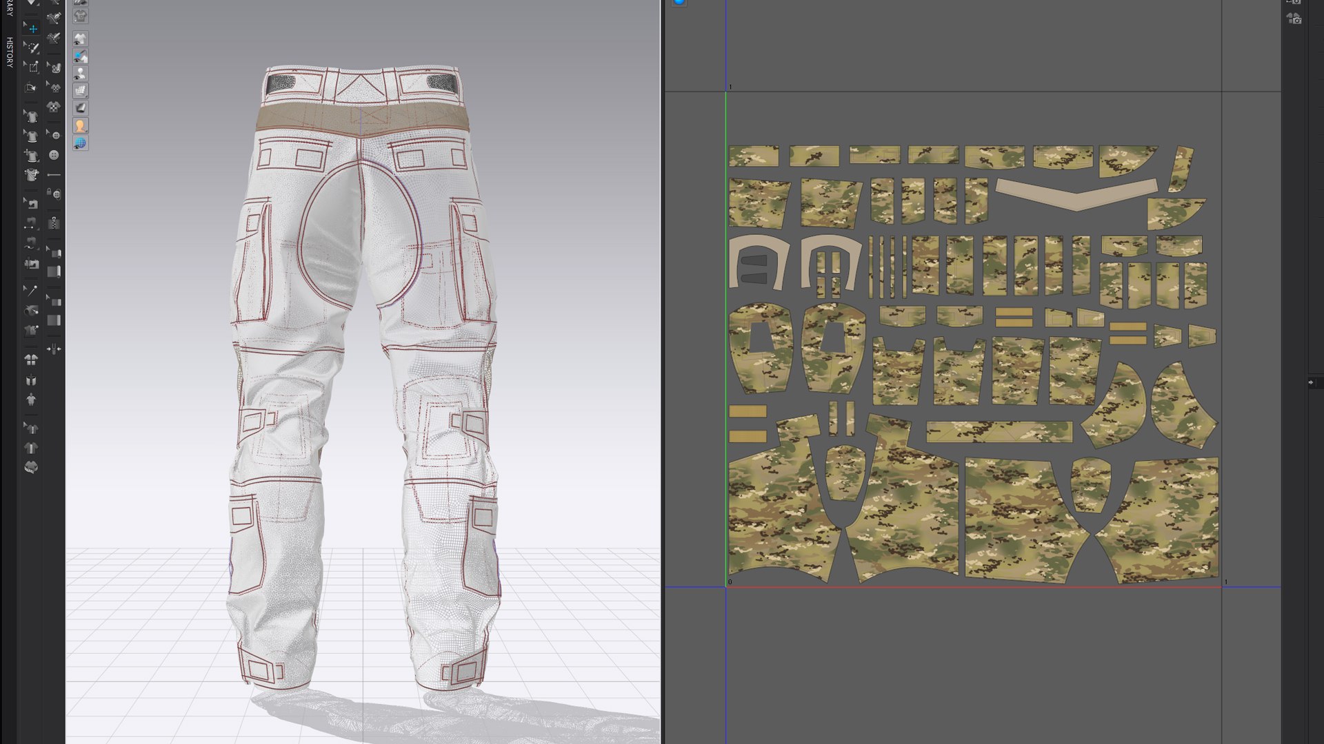 Crye G3 Combat Pants - Marvelous Designer 3D Model - TurboSquid 1947593