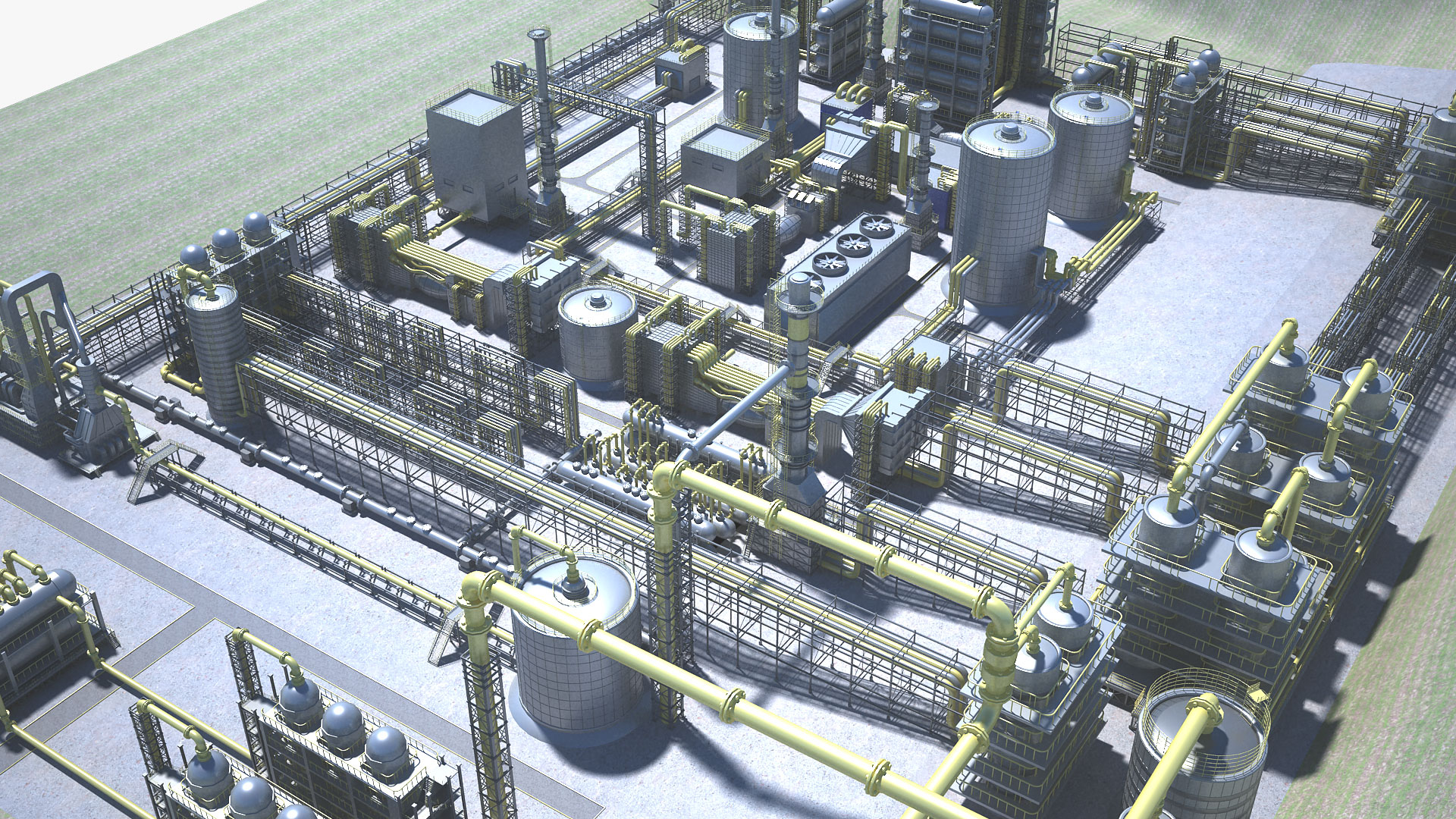 Industrial Site 04 Model - TurboSquid 1949035