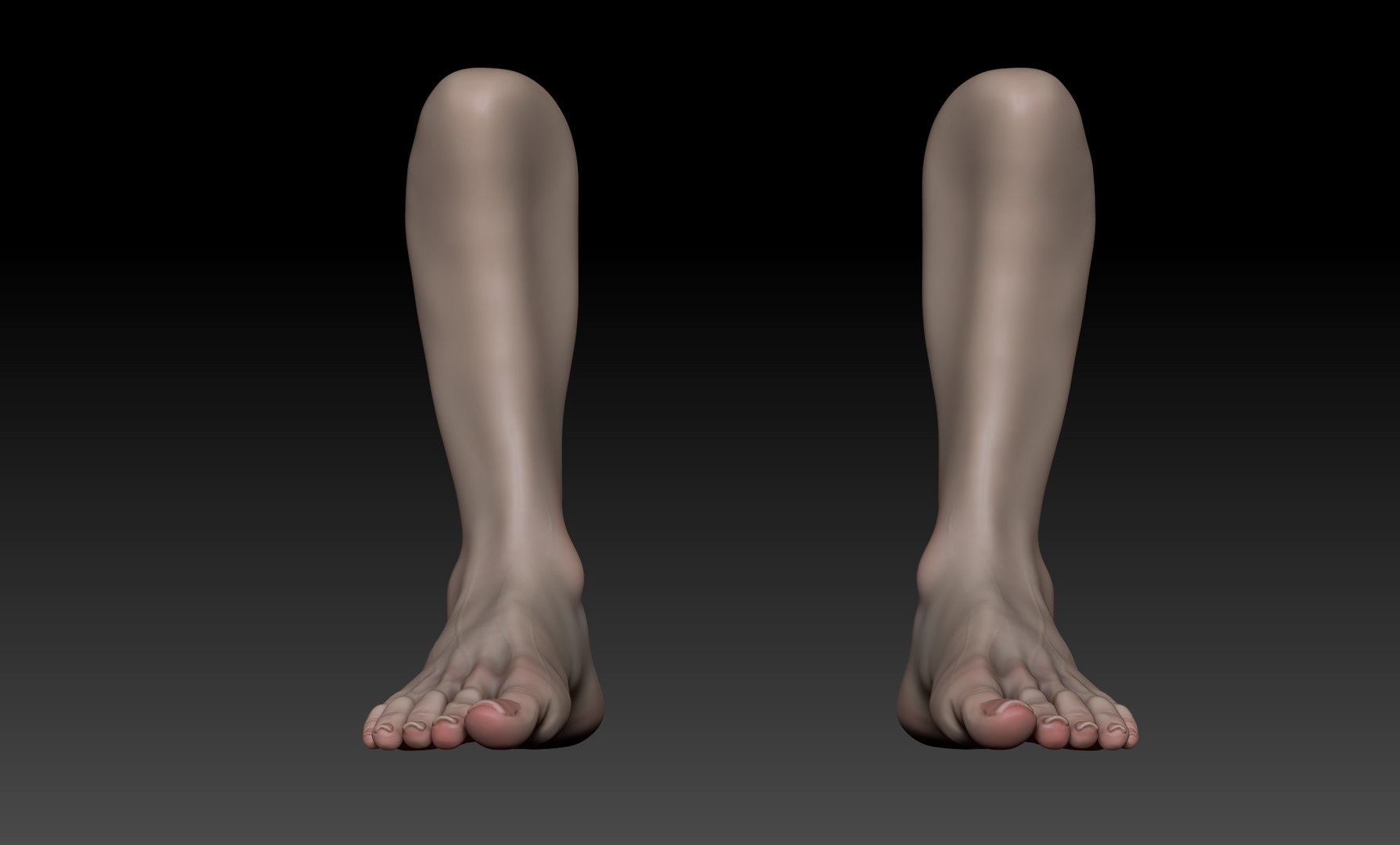 Female Pro Feet Heeled Shoes Sculpt Project 3D Model - TurboSquid 2052491