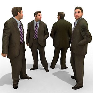 3d Model - Business Male #6