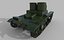 3D soviet tank t-26 towers