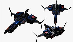 spacecraft 3D model