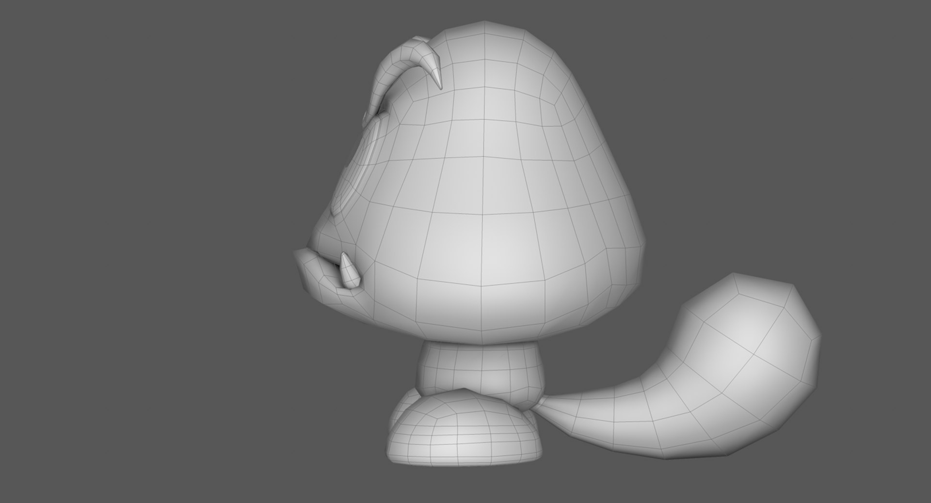 Tail Goomba Super Mario 3D Model - TurboSquid 1366524