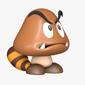 Tail Goomba Super Mario Assets