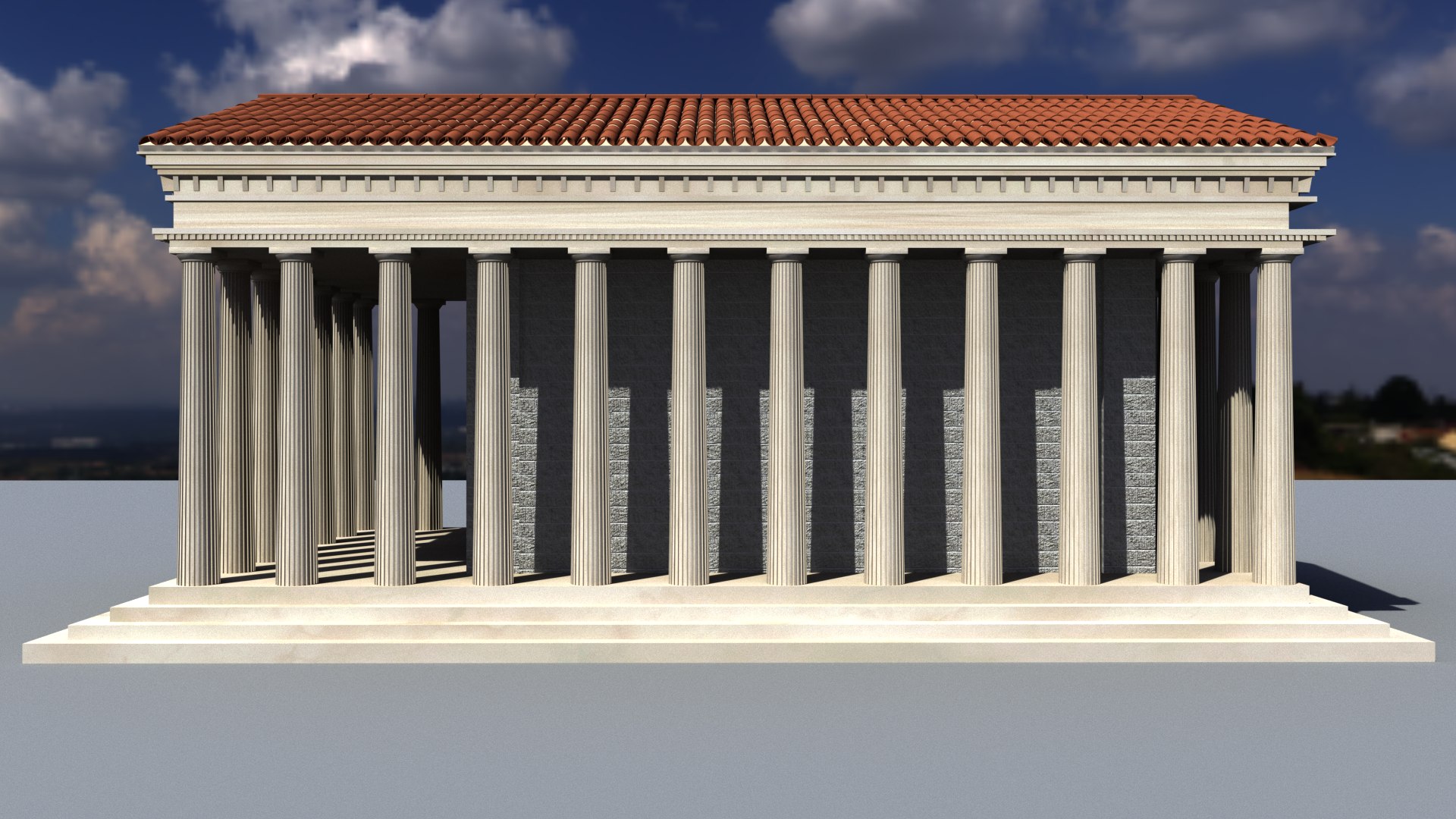 Temple Ancient 3d Ma