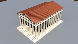 temple ancient 3d ma