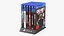 PlayStation 4 Game Cases Set on Holder