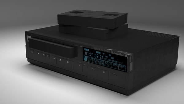 modèle 3D de Lecteur magnétoscope et cassette VHS - TurboSquid 1861045