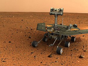 3d resolution mars rover model