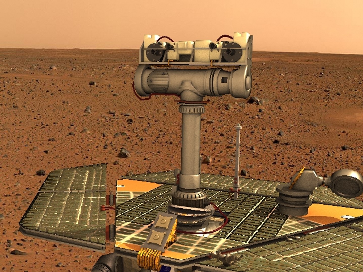 3d Resolution Mars Rover Model