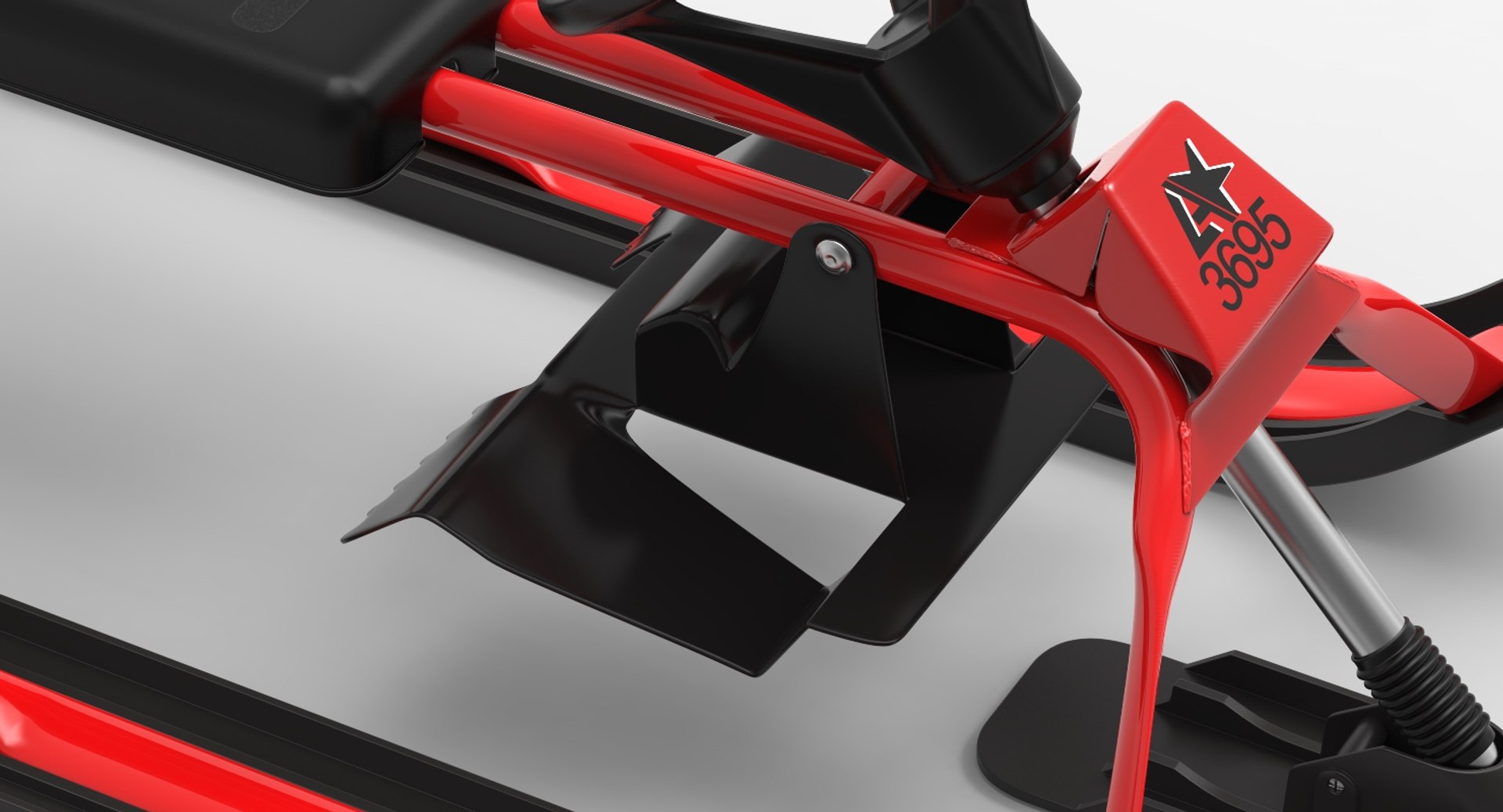 3D snow racer model - TurboSquid 1351787