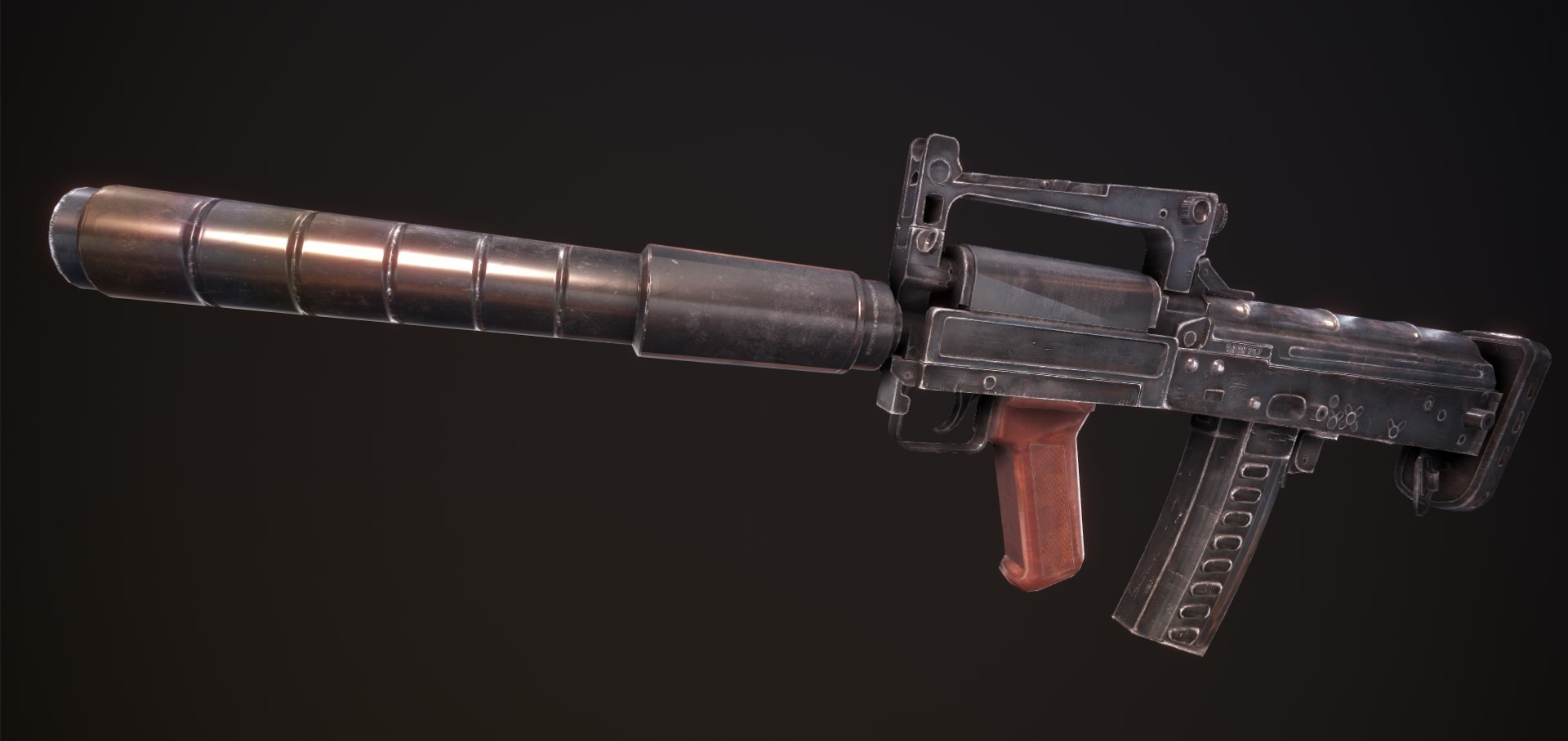3D Ots-14 Groza Model - TurboSquid 1361819