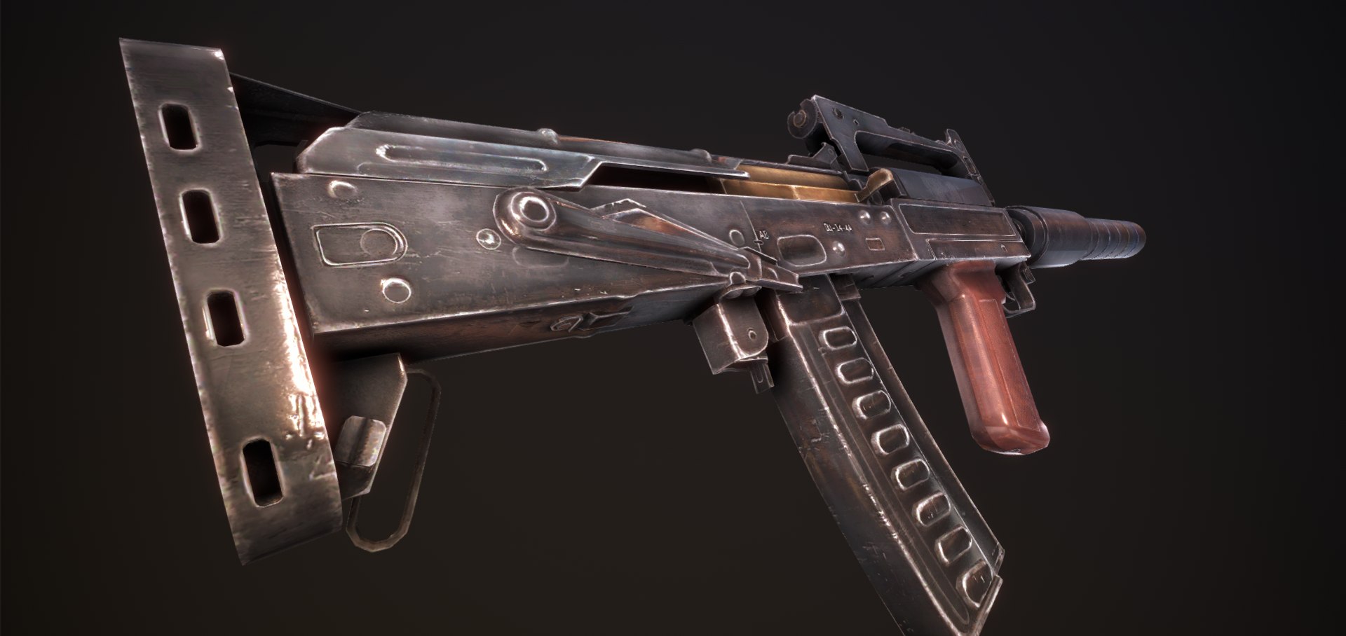 3D Ots-14 Groza Model - TurboSquid 1361819