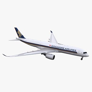 a350-900 singapore airlines 3D