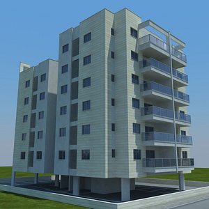 3d building house