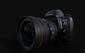 3D Canon EOS 5D Mark IV 24-105mm model