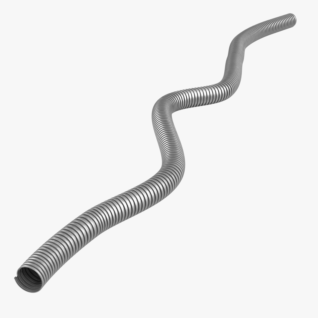 Steel Electrical Conduit 7.8 3D Model 3D model preview