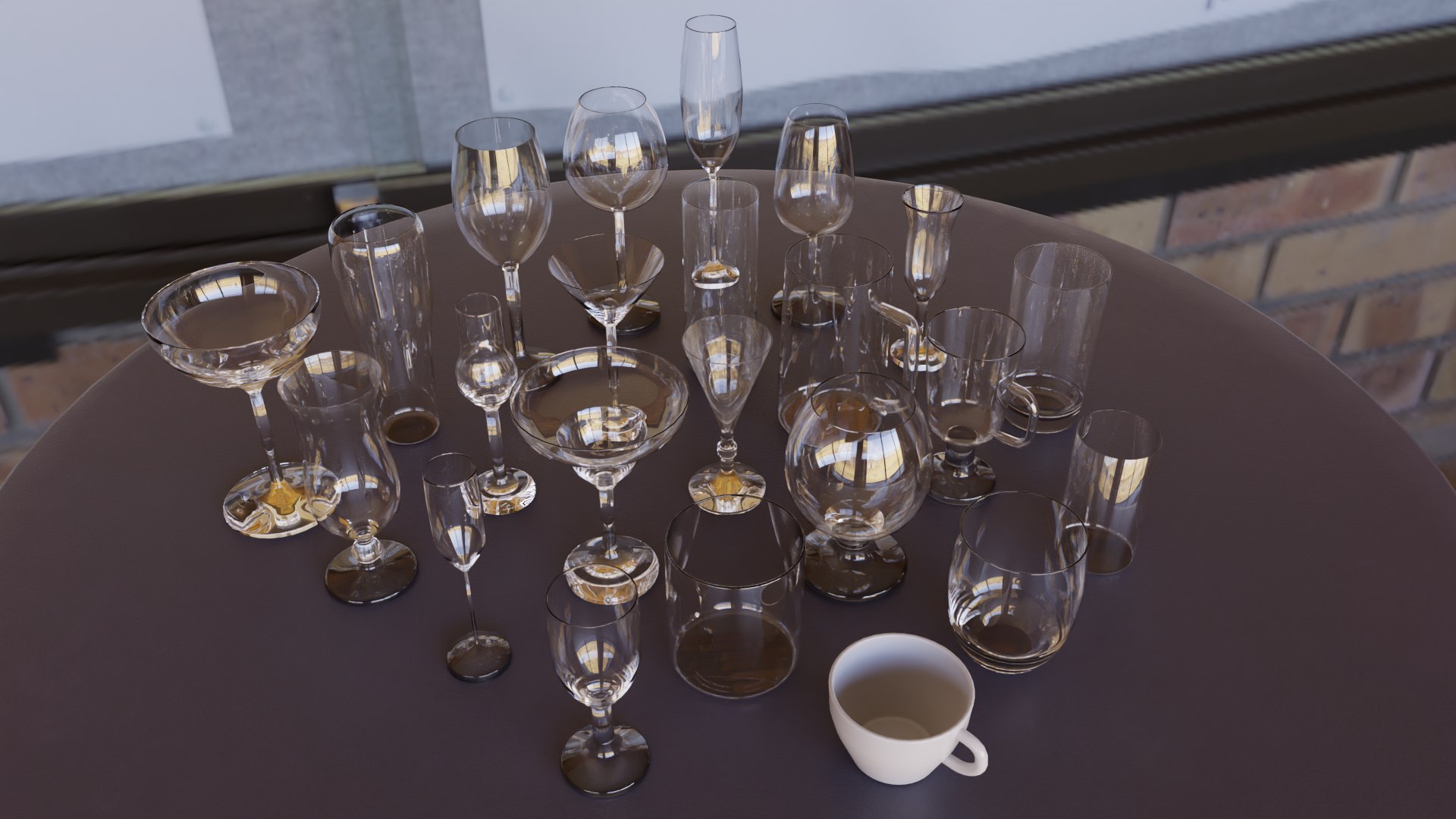 3D Model Glass Pack Collection - TurboSquid 1956561