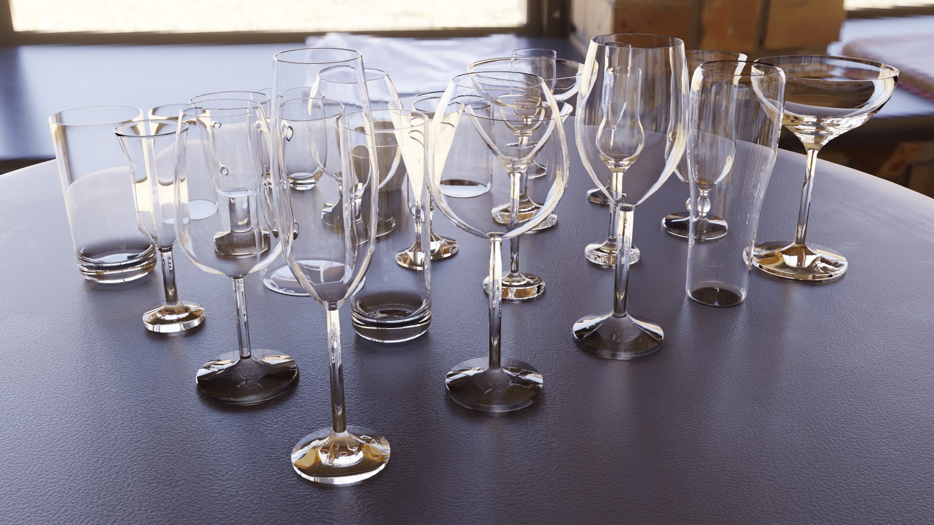 3D Model Glass Pack Collection - TurboSquid 1956561