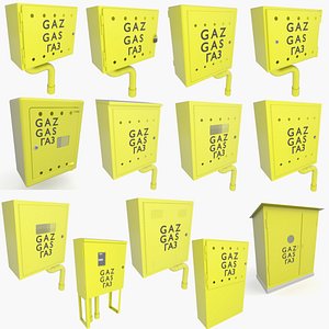 3D Gas Meter Boxs v1