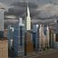 city metropolis generic 3ds