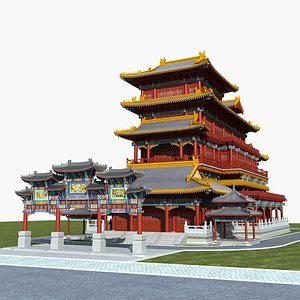 Chinese Ancient Architecture 5 3D model
