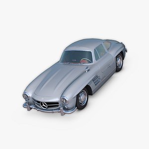 3D model Mercedes-Benz 300 SL Gullwing