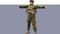 Australian army Soldier