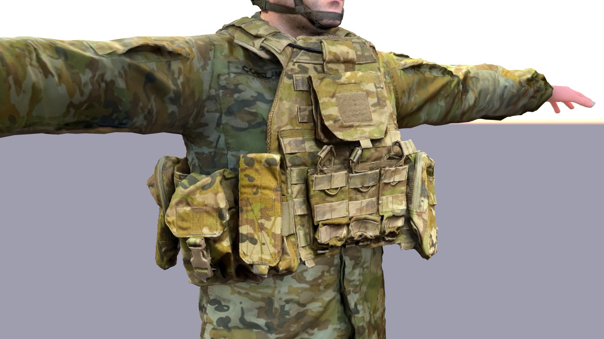 3D Australian Army Soldier - TurboSquid 1988061