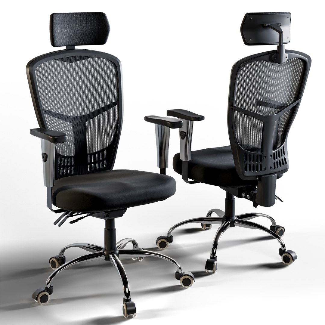 3D Office Chair Model - TurboSquid 2012987