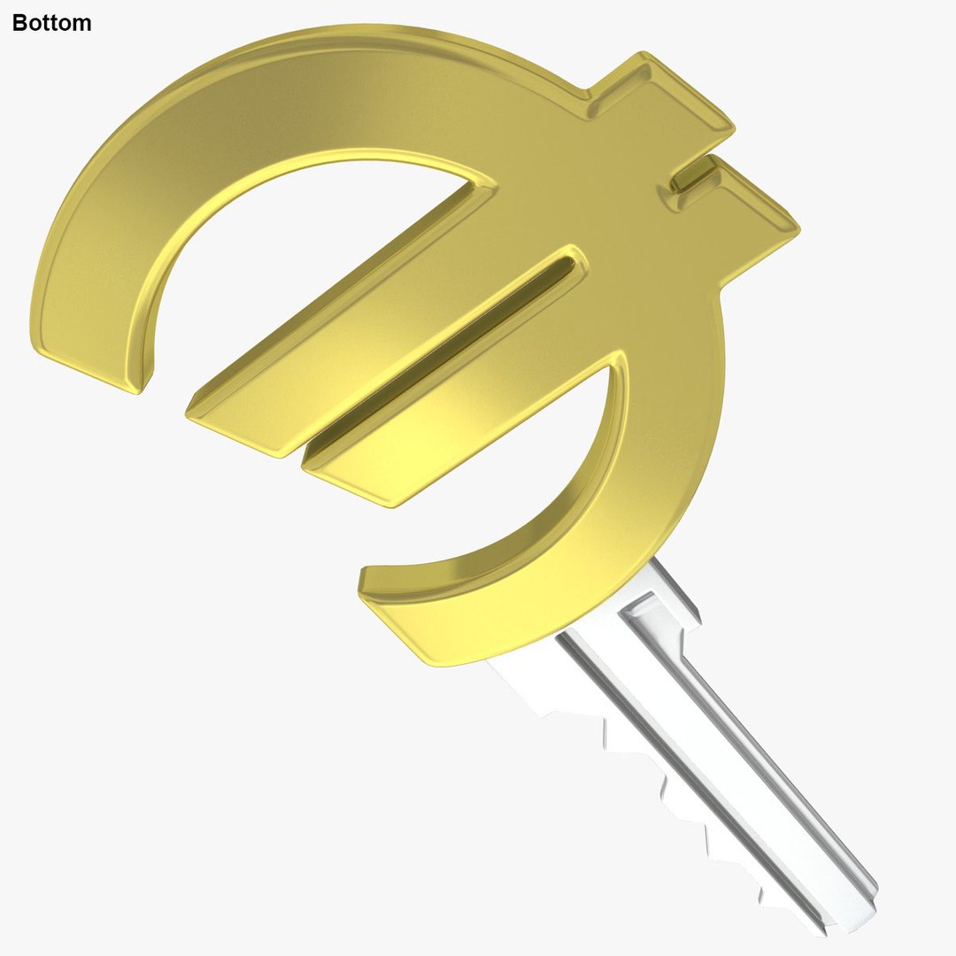 Realistic Euro Key 3d Max