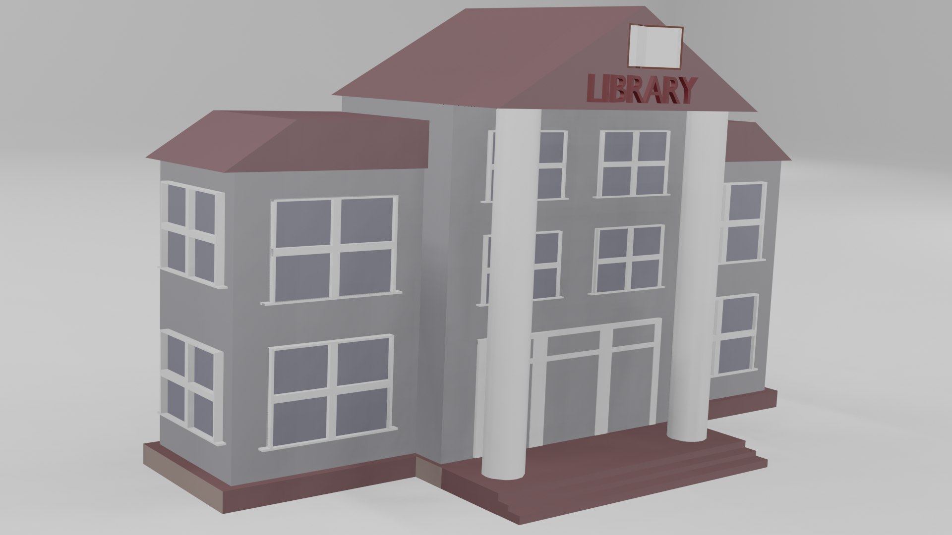 3D model Low Poly Buildings 3D model - TurboSquid 2171929