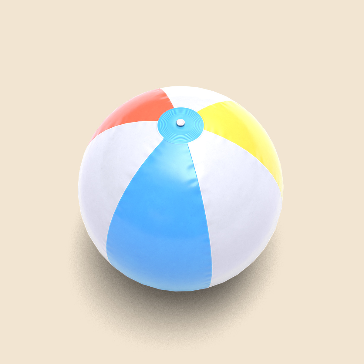 3d beach ball