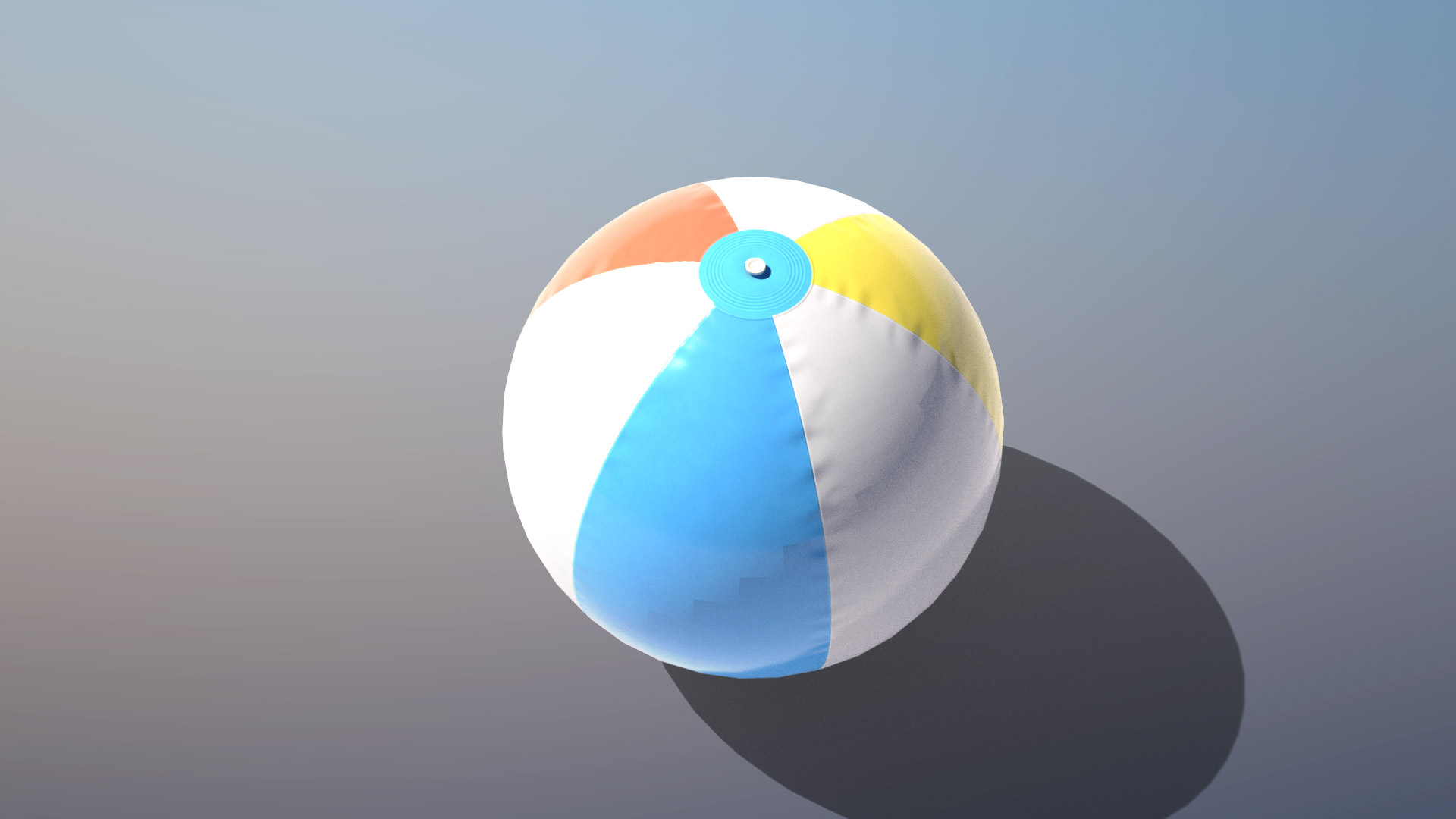 3d beach ball