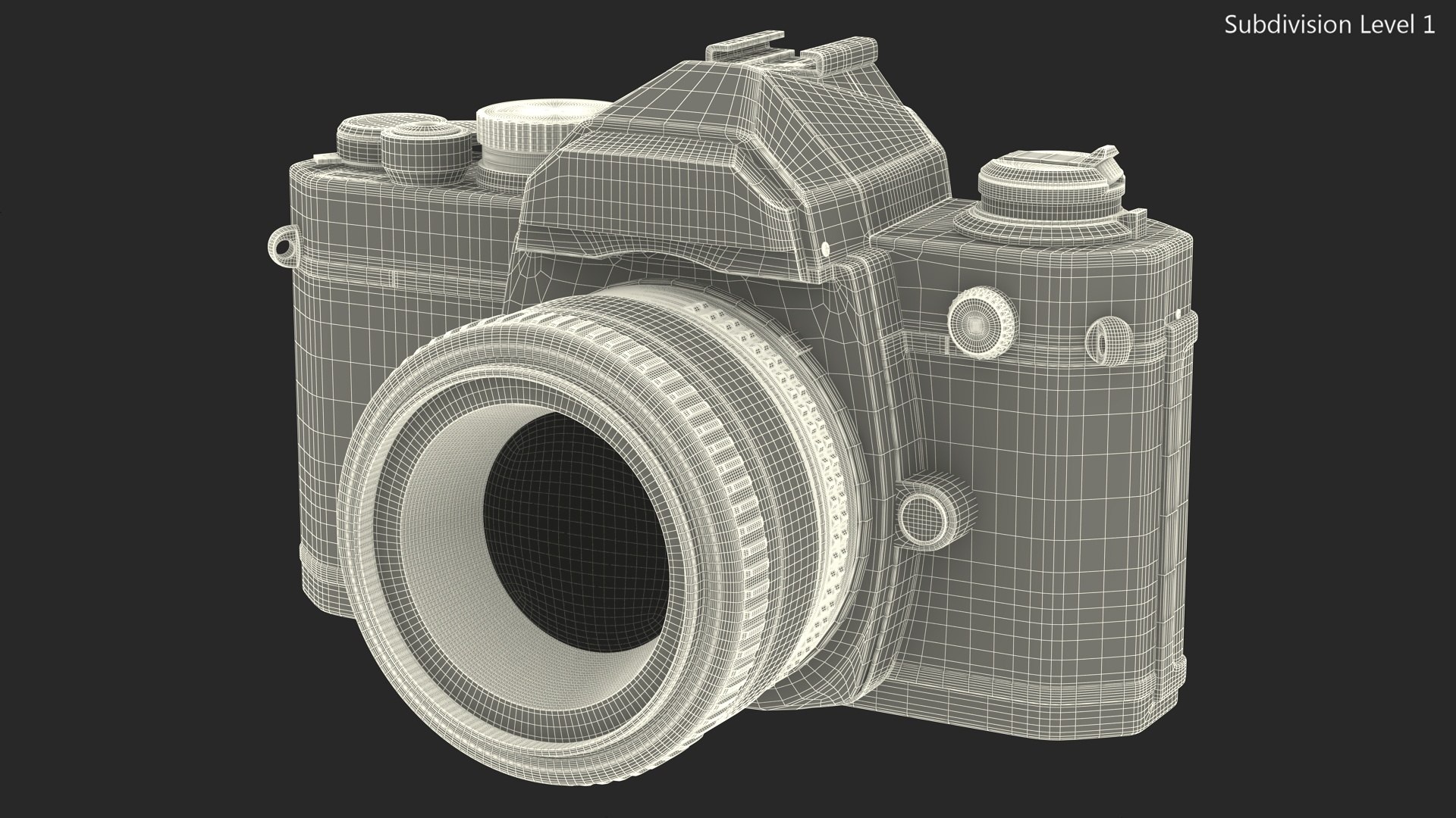 Vintage 35mm Film Camera 3D Model - TurboSquid 2146924