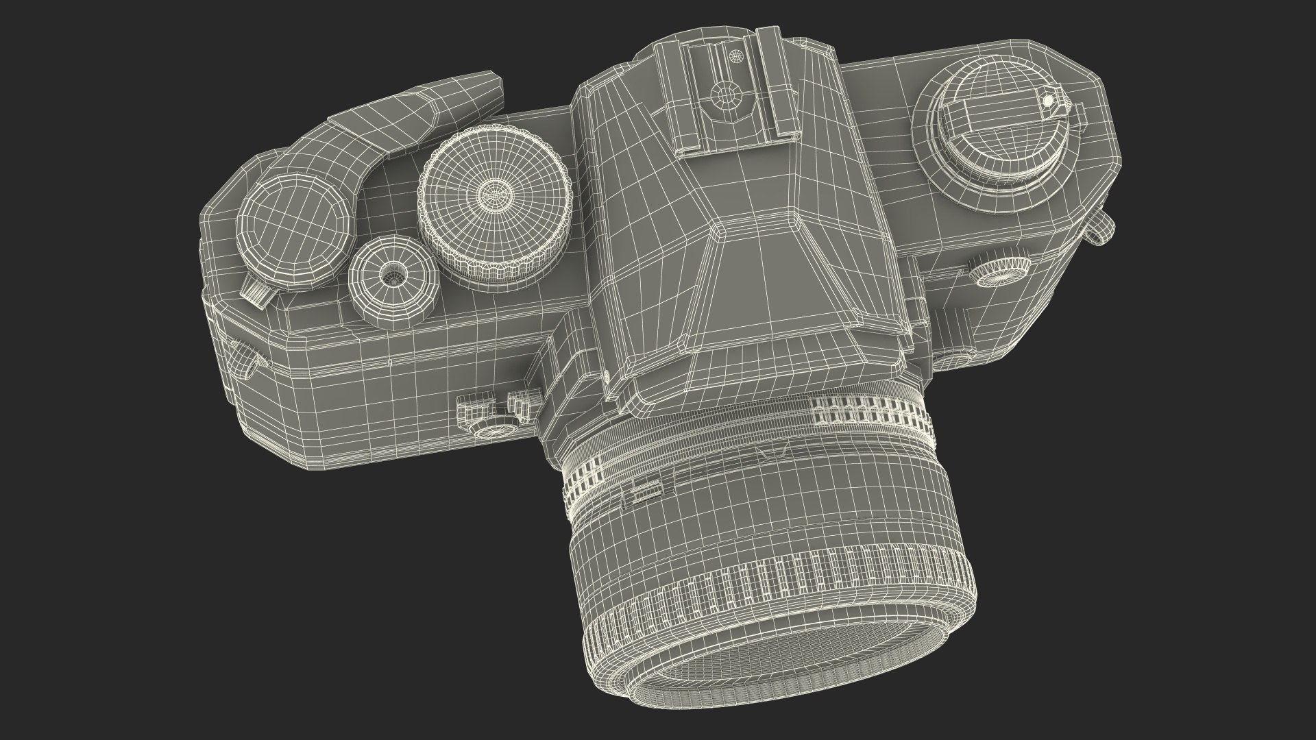 Vintage 35mm Film Camera 3D Model - TurboSquid 2146924