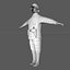 Low Poly WW1 teniente soldado alemán