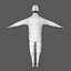 Low Poly WW1 teniente soldado alemán