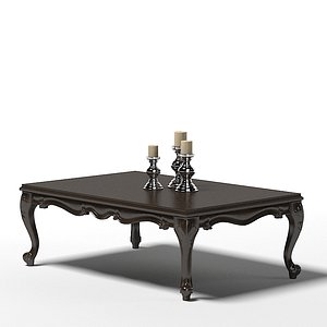 3d classic cocktail table