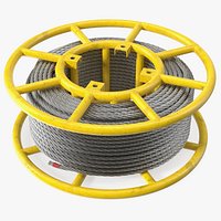 Anti Twisting Steel Wire Rope Per Reel Yellow