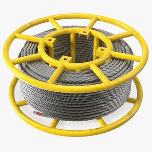 Anti Twisting Steel Wire Rope Per Reel Yellow