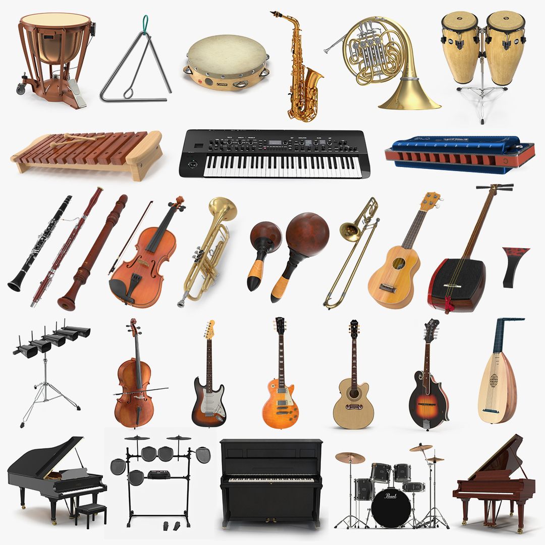 3D model Musical Instruments Collection 10 - TurboSquid 1738106