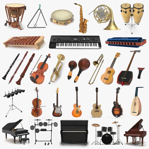 modèle 3D de Collection d'instruments de musique 5 - TurboSquid