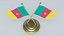 Modèle 3D du drapeau du Cameroun