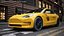 3D Tesla Model 3 Taxi model